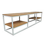 Тумба під телевізор з металу в стилі Лофт 1800х450х400 Т120, фото 2