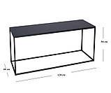 Тумба під телевізор з металу в стилі Лофт 1200х540х400 Т125, фото 3