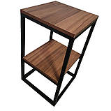 Тумба приліжкова металева в стилі Лофт 600х350х350 Т129, фото 3