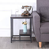 Тумба приліжкова металева в стилі Лофт 550х450х450 Т141, фото 2