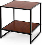 Тумба приліжкова металева в стилі Лофт 500х500х500 Т143, фото 2