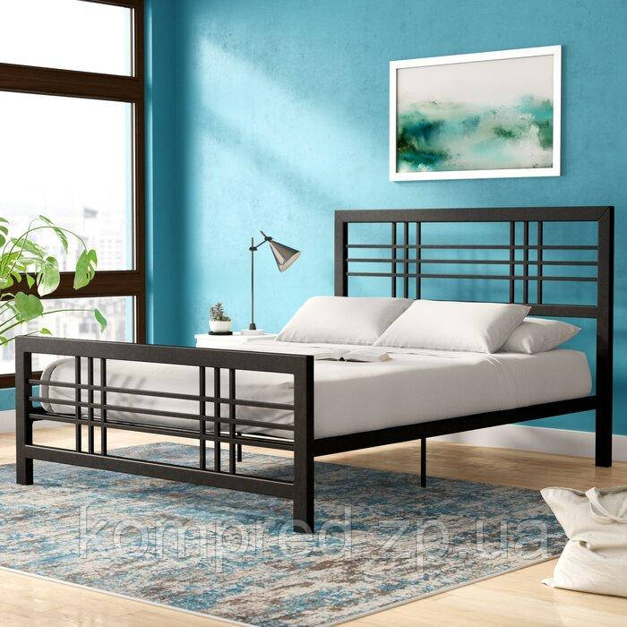 Ліжко металева в стилі LOFT 2000х1600х1200 К101
