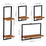 Комплект полиць в стилі LOFT ПК5, фото 4