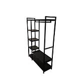 Відкритий шафа для одягу в стилі Лофт 1800х1200х400мм ВШ108, фото 3