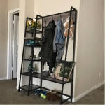 Вішалка для одягу в стилі Лофт 1800х1200х400 ВШ81, фото 6