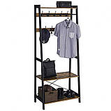 Вішалка для одягу кутова в стилі Лофт 1800х760х430 ВШ86, фото 2