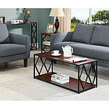 Журнальний, кавовий столик в стилі Лофт 1100х450х450 ЖС167, фото 2