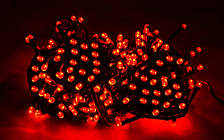 Новорічна гірлянда 100 LED,Червоний , Довжина 8 Метрів, фото 4