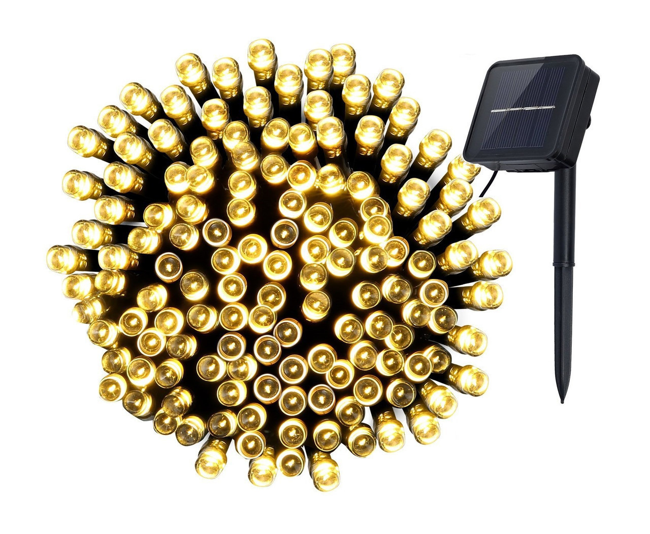 Новорічна гірлянда 30 LED, IP44, Довжина 5,7 М, Білий теплий світло