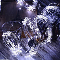 Новорічна гірлянда 200 LED, 20 гілок по 10 світлодіодів кожна, фото 6