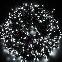 Новорічна гірлянда 700 LED, Довжина 54м, Білий холодний світло, Кабель 2,2 мм, фото 4