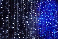Новорічна гірлянда штора 200 LED 5 м, фото 4
