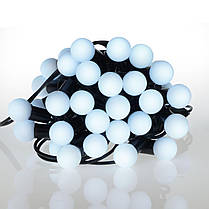 Новорічні кулі 50LED, білий холодний світ, фото 6