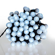 Новорічні кульки 100LED, білий холодний світ, фото 6