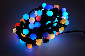 Новорічна гірлянда 200 LED / 20 м, Різнобарвний світ, фото 4