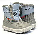 Зимові дутики Demar WINTER LIGHT 1509С сірі р. 20-25, фото 3