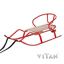 Санки "Спорт F1" (червоний, бордовий, синій колір)