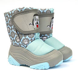 Зимові дутики Demar Doggy 2 Light 4021 NВ блакитні р. 20-25