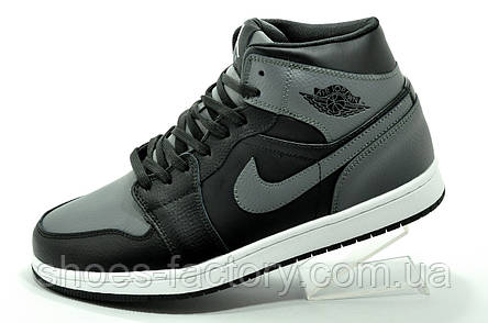 Зимові кросівки Nike Air Jordan 1 Високі Найк Підліткові, фото 1