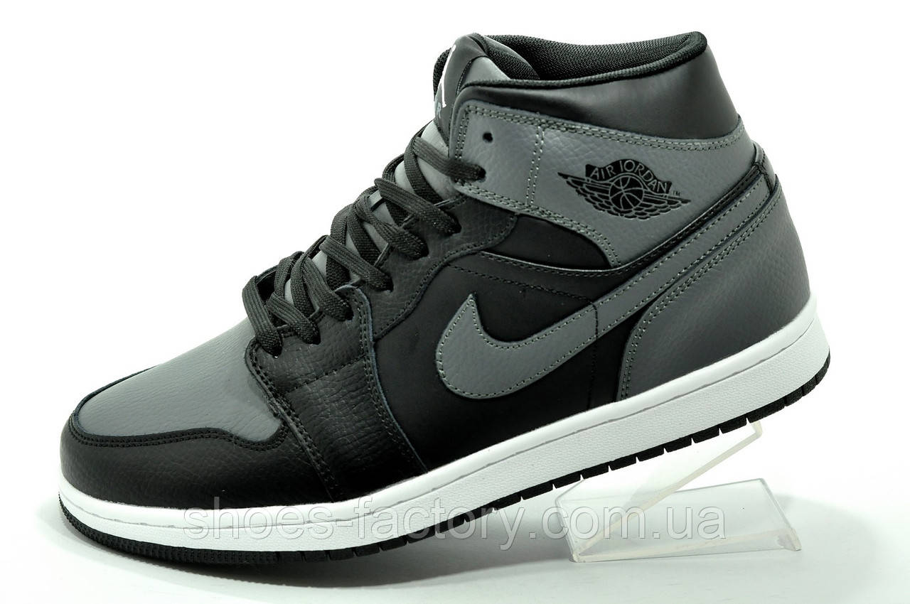 Зимові кросівки Nike Air Jordan 1 Високі Найк Підліткові