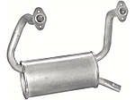 Глушник Фіат 126 (Fiat 126) 87 - 650 R 87-96 FL (07.02) Polmostrow алюминизированный
