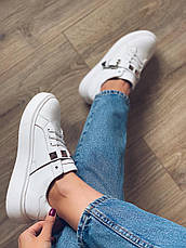 Білі Кеди жіночі шкіряні Ditas White 39р., фото 6