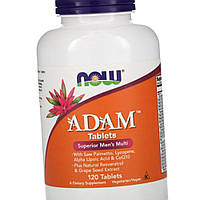 Витаміни для чоловіків NOW Foods Adam 120 табллеток Адам