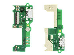 Нижня плата Huawei Y6 Pro сервісний оригінал з розбирання (TITAN-U02)