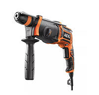 Перфоратор мережевий SDS+ AEG: 800 Вт, 2.4 Дж, 4500 уд/хв, Ø 24 мм, зі змінною цангою (4935451553)