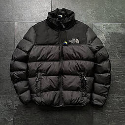 Куртка чоловіча зимова коротка тепла The North Face чорна Туреччина. Живе фото. Чоловічий пуховик