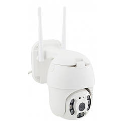 Поворотна вулична IP камера відеонагляду PTZ WiFi xm 2 mp, White