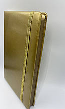 Блокнот А5,точка,с золотым тонированным срезом.Серия SIMPLY gold