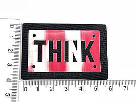 Нашивка Think /ıver 60х40 мм Різні види, фото 3