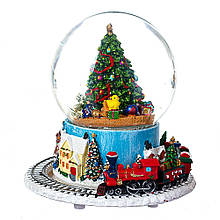 Музична куля зі снігом і автометеллю "Різдво" 16*17 см