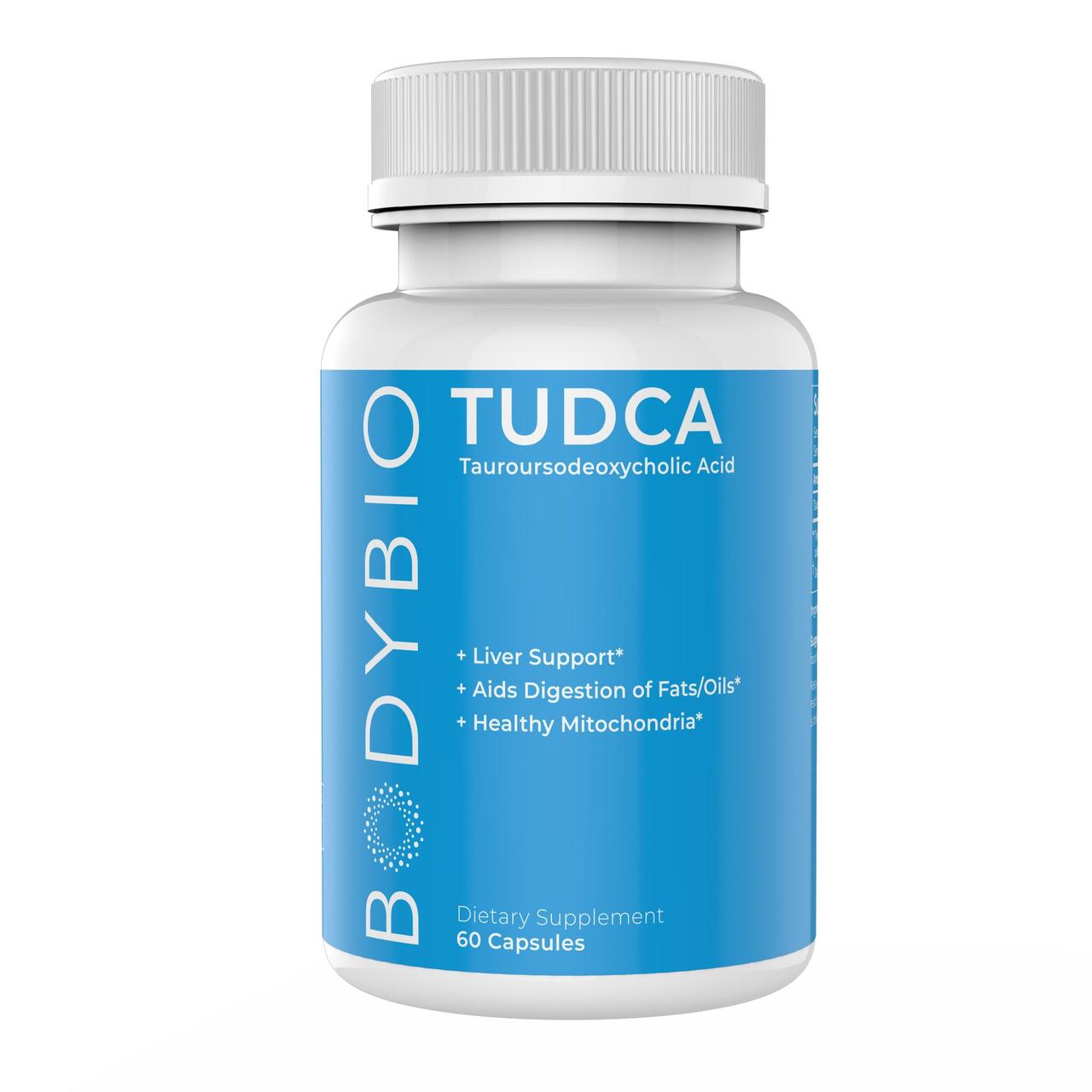 BodyBio Tudca / Тудка Тауросодезоксихолевая кислота 60 капсул