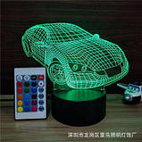 3D Світильник "Автомобіль", Подарунок хлопчику, хлопчику Подарунок, фото 2