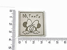 Нашивка Мінні Маус/Minnie 35х35 мм різні види, фото 2