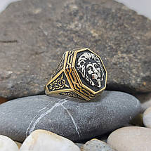 Лев печатка перстень, фото 5