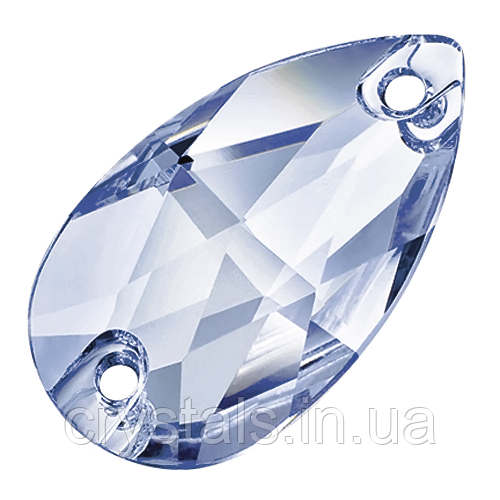 Краплі пришивні кришталеві Preciosa (Чехія) 18х10.5 мм Sapphire Light