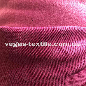 Тканина Лакоста на флісі Малинова Туреччина (ширина 1.8 м)