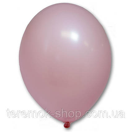 Повітряні кулі світло-рожеві пастель, надувні кульки 30 см 12" BelBal Бельгія набір 5 шт