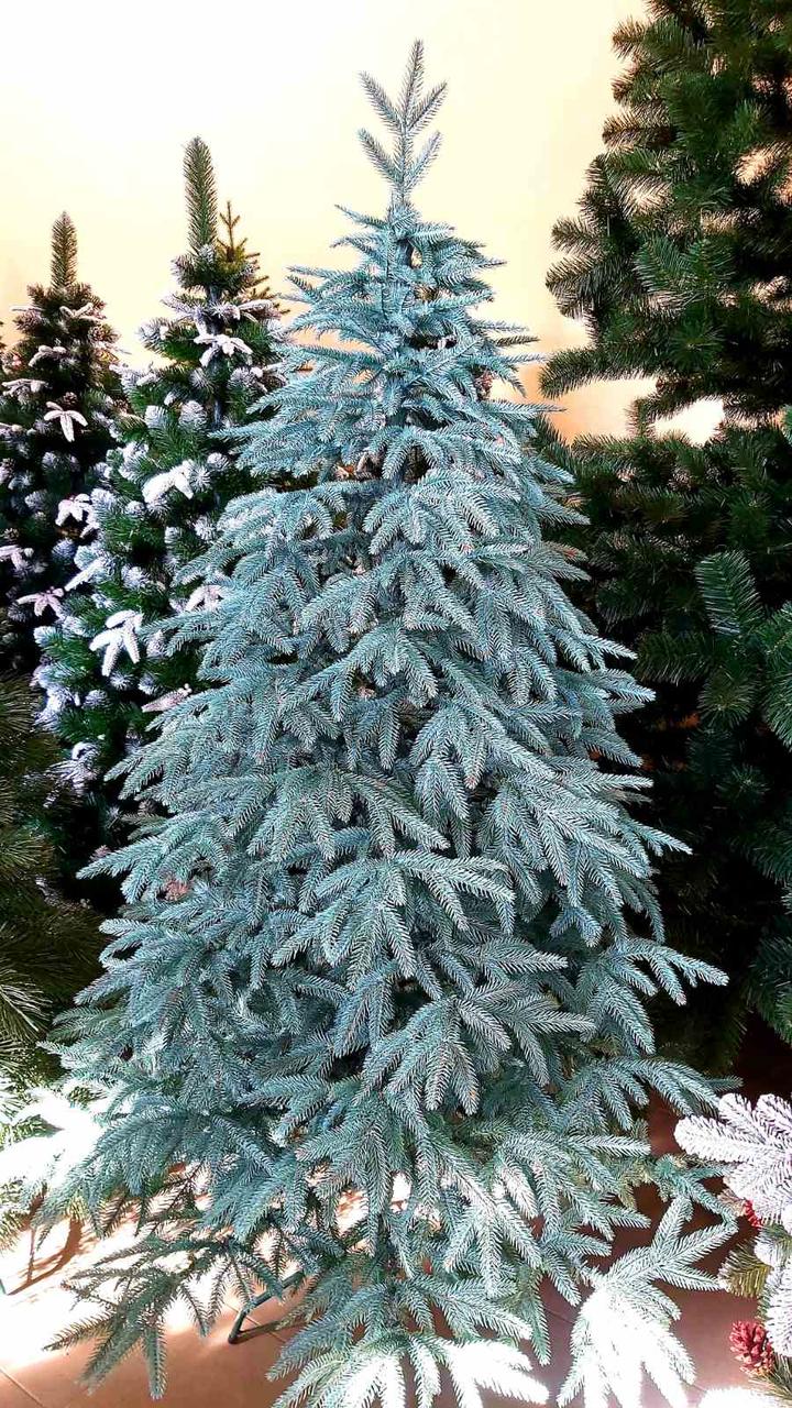 Ялинка штучна лита Буковельська блакитна 1.50 м, фото 1