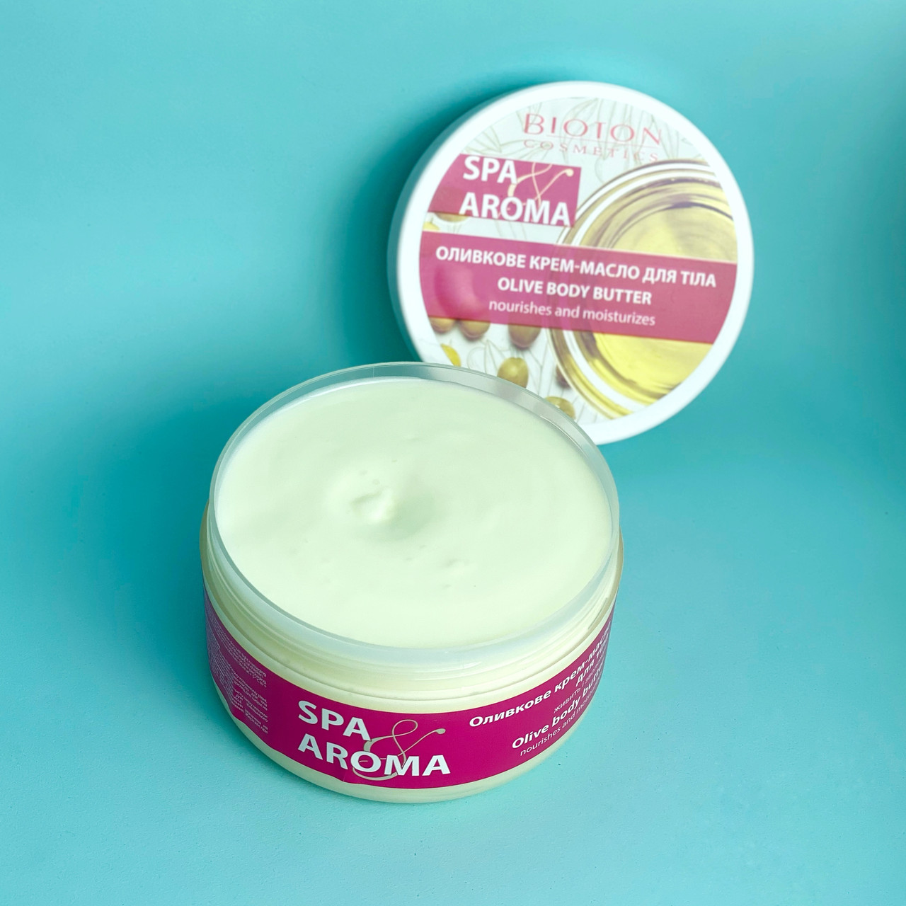 Оливковое крем-масло для тела Bioton Cosmetics Spa & Aroma Olive Body Butter - фото 2 - id-p1493208866