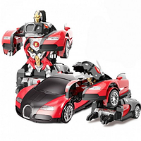 Машинка Трансформер Robot Car Size 1:18 червона