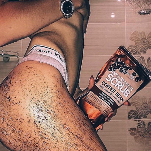 Подтягивающий антицеллюлитный скраб для тела на основе кофе Top Beauty Scrub Anti-cellulite - фото 2 - id-p1493206733