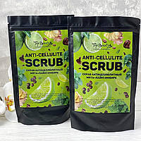 Антицеллюлитный скраб для тела Top Beauty Scrub Anti-cellulite мята+ лайм+ имбирь