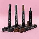 Водостійкий маркер для брів з ефектом мікроблейдинга Bless 02, фото 2