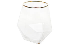 Склянку з золотим кантом Celine, 625мл BonaDi 579-121