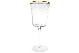 Келих для червоного вина із золотим кантом Diva, 400мл BonaDi 579-123