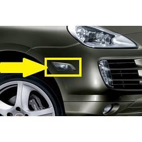 Porsche Cayenne 2006-2010 Поворотник повторювач покажчик повороту правий у бампер Новий Оригінал